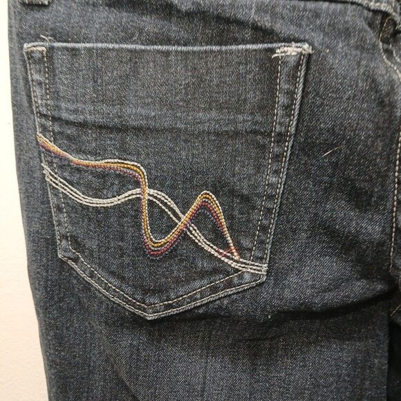 Nobo No Boundaries Junior 11 Dark Wash Bootcut Butterfly Pockets Embroidered - Picture 15 of 16